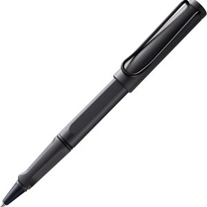 Ergonomic rollerball pen, robust plastic