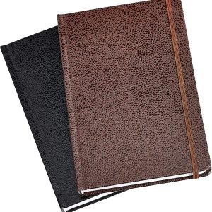 Shagreen journal, 2-pack, black brown.